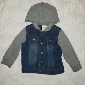 Toddler Boy Dinem Jacket with Hoodie